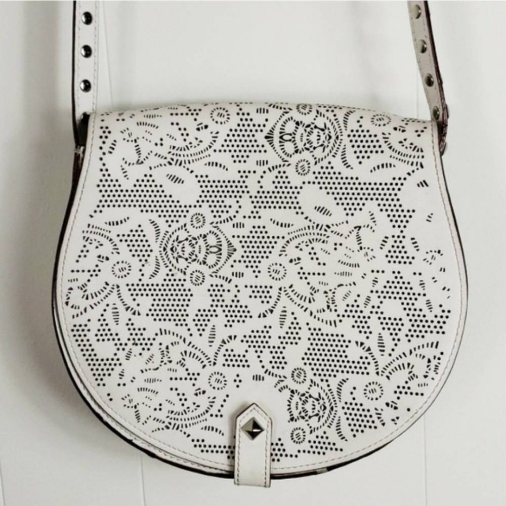 rebecca minkoff • studded saddlebag purse